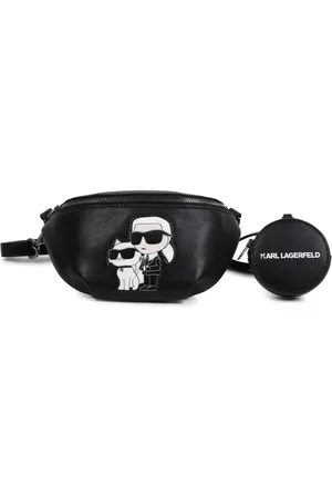Karl Lagerfeld Ikon Karl & Choupette-appliqu?? belt bag