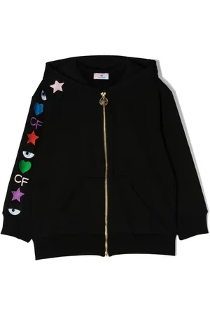 Chiara Ferragni Embroidered long-sleeve hoodie