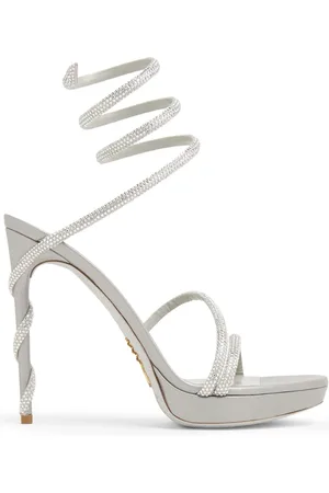 RENE CAOVILLA Margot crystal 120mm platform sandals