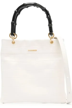 Jil Sander Crocodile-effect crossbody bag