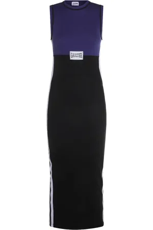 Jean Paul Gaultier Logo-print midi dress