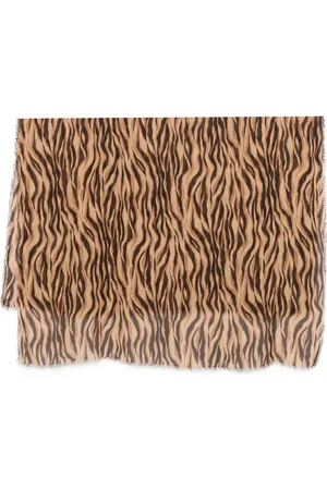 Saint Laurent Tiger-print scarf