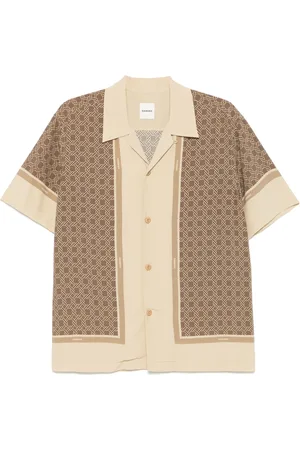 Sandro Short-sleeve patterned shirt