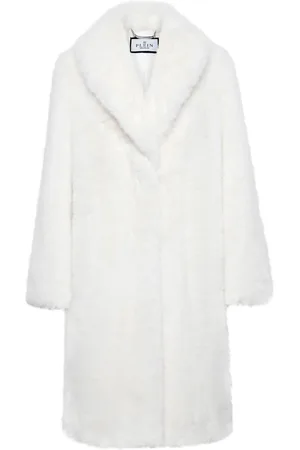 Philipp Plein Shawl-lapels faux-fur coat
