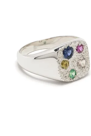 Bleue Burnham Hanging Basket signet ring
