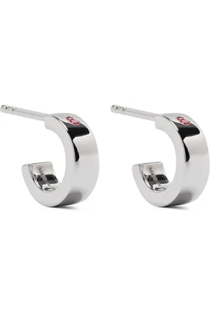 Maison Margiela Logo-engraved earrings