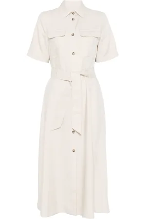 Woolrich Tied-waist midi dress