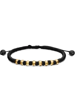 David Yurman 18kt yellow gold Fortune Woven bracelet (5.5mm)