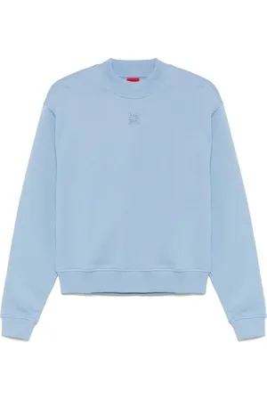HUGO BOSS Stacked logo-embroidered sweatshirt