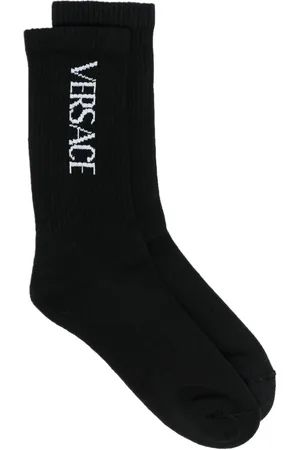 VERSACE Goddess intarsia-logo socks