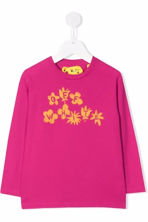 OFF-WHITE Flower logo-print cotton T-shirt
