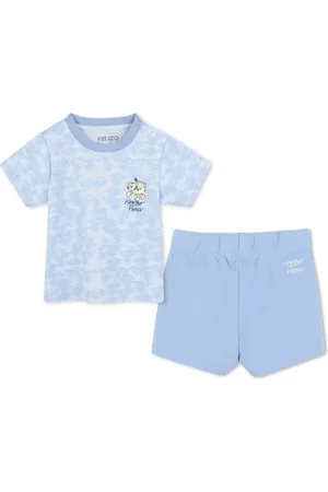 Kenzo Organic cotton t-shirt and shorts set