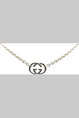 Gucci 2000-2015 Sterling Interlocking G Pendant Necklace costume necklace