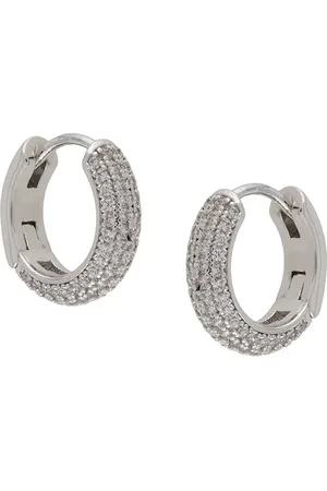 Kate Spade Pave mini huggies earrings