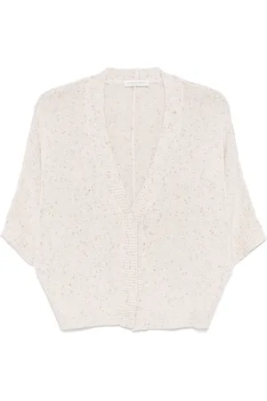 LE TRICOT PERUGIA Lurex-detail cardigan