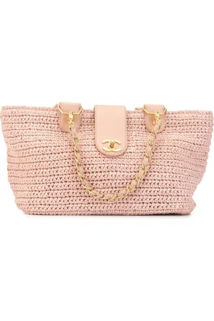 CHANEL 2006 woven CC shoulder bag