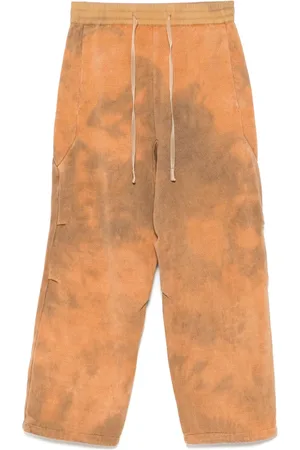 Stain Shade Cotton tapered trousers