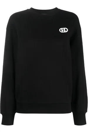 Karl Lagerfeld Logo-print drop shoulder sweatshirt