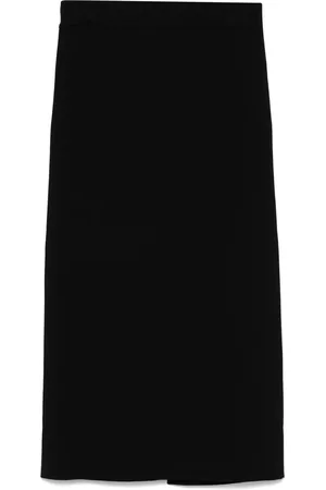 P.A.R.O.S.H. Ribbed midi skirt