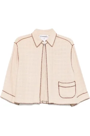CHANEL Front patch-pocket jacket