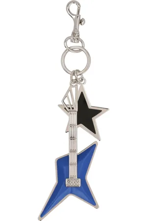 VERSACE Charm-detail keyring