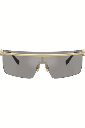 Miu Miu Logo-lettering sunglasses