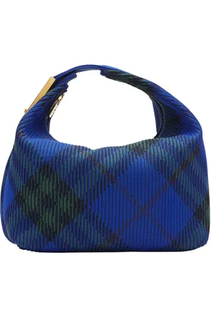 Burberry Medium Peg check-pattern shoulder bag