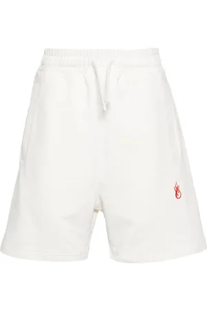 Vision Of Super Embroidered-logo cotton track shorts