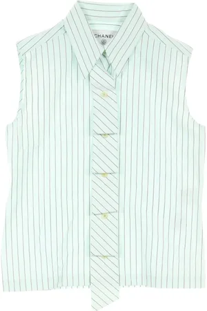 CHANEL 1986-1988 striped shirt