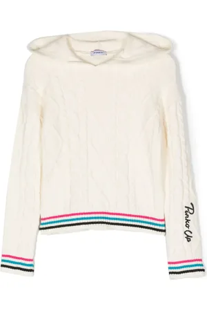 Pinko Logo-embroidered hooded jumper