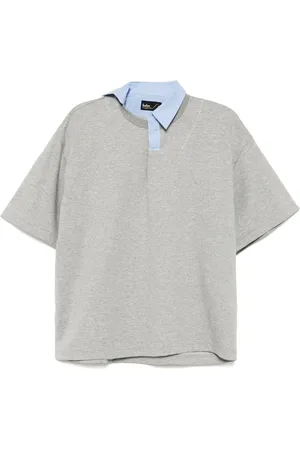 Kolor Contrast collar polo shirt