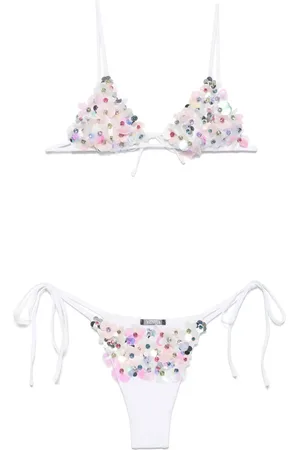 VENUJA Paillette-embellished bikini