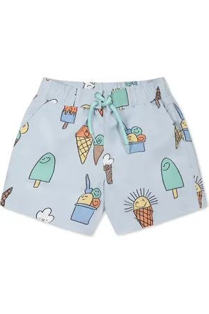 Stella McCartney Ice Cream-print swim shorts