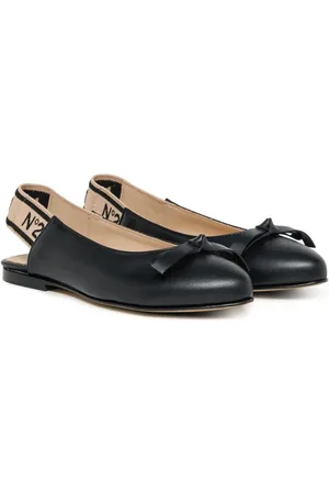 Nº21 Leather ballerina shoes