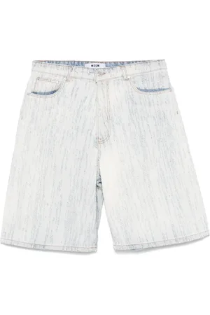 Msgm Denim bermuda shorts