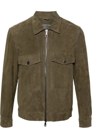 GIORGIO BRATO Classic-collar suede jacket