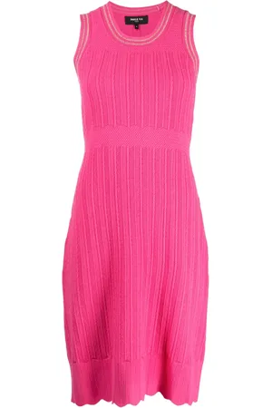 Paule Ka Lurex sleeveless knit dress
