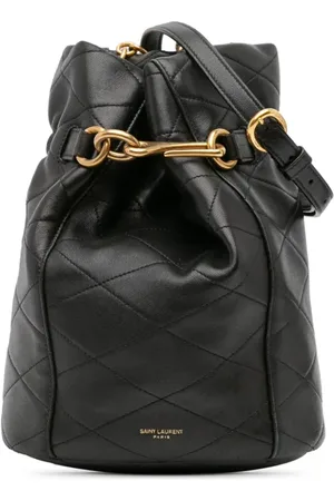 Saint Laurent 2021 Lambskin Le Maillon Hook bucket bag