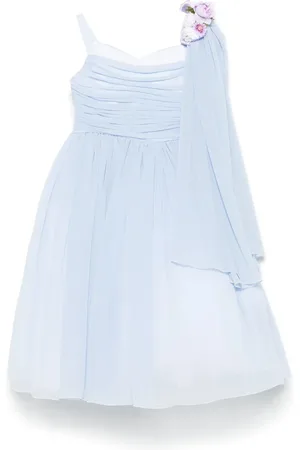COLORICHIARI Floral-appliqu?? dress
