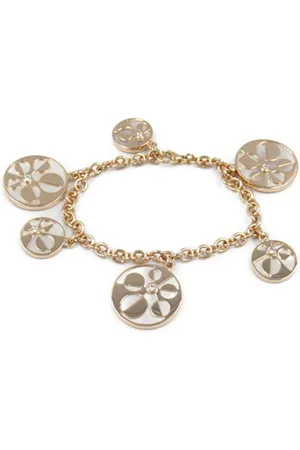 Bvlgari 2010s 18kt rose gold Intarsio shell and diamond bracelet