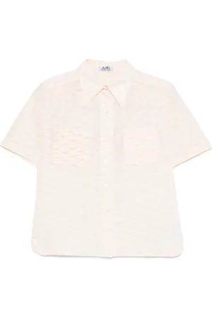 Hermès 1970s printed cotton shirt