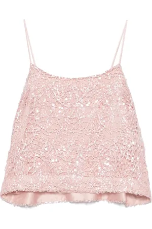 ..,MERCI Sequin-embellished top