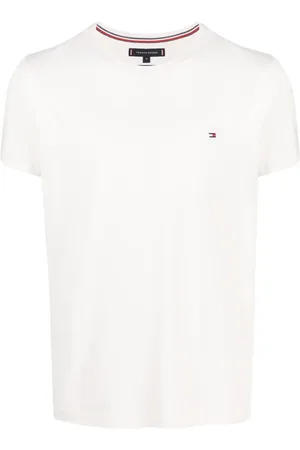 Tommy Hilfiger Logo-embroidered cotton T-shirt