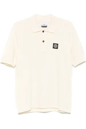 Stone Island Logo-patch polo shirt