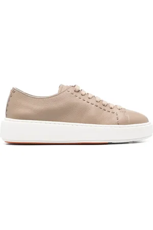 santoni Leather sneakers