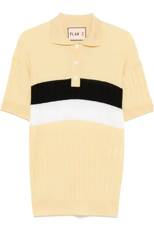 Plan C Striped polo top