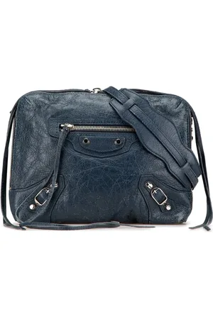 Balenciaga 2010-2024 Lambskin Motocross Classic Reporter crossbody bag