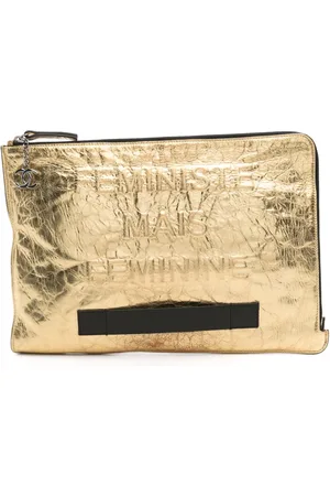 CHANEL 2014-2015s leather clutch bag