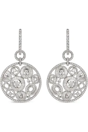REWIND VINTAGE AFFAIRS 18kt gold diamond earrings