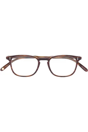 GARRETT LEIGHT Marble-frame glasses